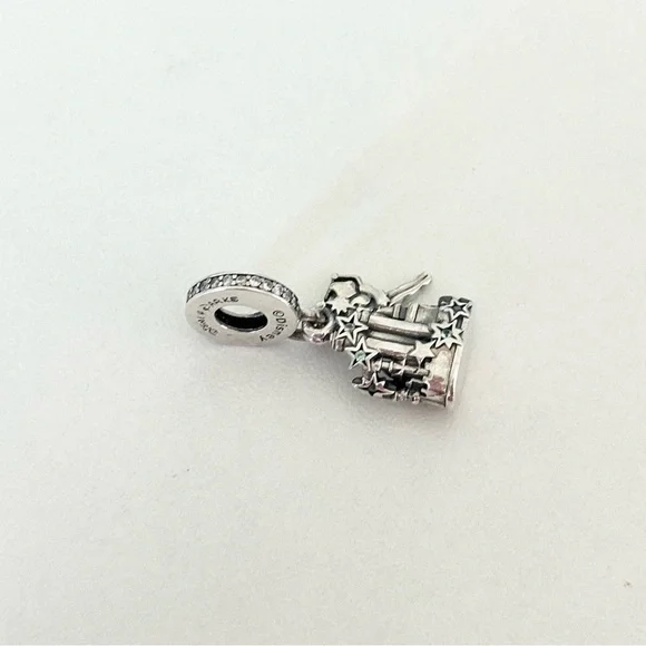 Pandora Disney Parks Tinkerbell Castle Walt Disney World Dangle Bead Charm